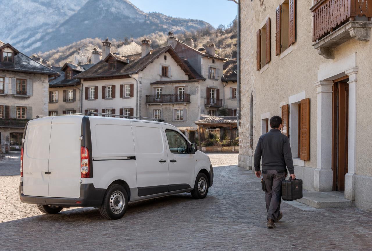 Intervention volet dans le centre-ville d'Annecy